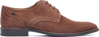 Base London Eton Mens Derby Shoes Tan Leather - Size UK 12