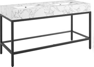 ModWay Discontinued Modway Kingsley 60In Stainless Steel Bathroom Vanity