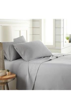 Southshore Fine Linens Classic Soft & Comfortable Brushed Microfiber Sheet Set in Steel Grey at Nordstrom Rack, Size Queen