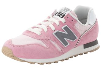 New Balance Sneaker NEW BALANCE 373, Damen, Gr. 37, rosa (pink taffy, rose sugar, castlerock), Leder, Textil, mehrfarbig, Schuhe Sneaker