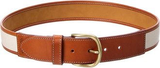 Isabel Marant Zaf Canvas & Leather Belt