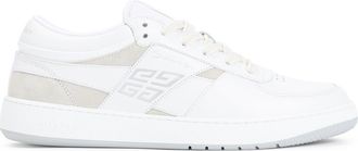 Givenchy White Calf Leather G Move Low Sneakers-Uomo