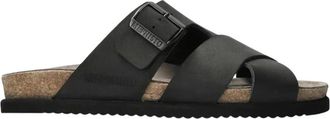 Mephisto Nordine Sandal - Heren - Sandalen - Zwart - 39 EU - Schoenen