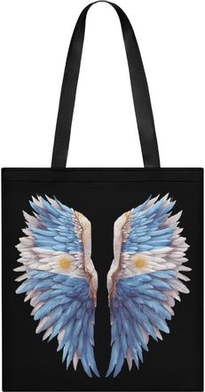 Generic Argentina Flag Wings Tote Bag for Women Men Shoulder Bags Purses Pouch Handbags