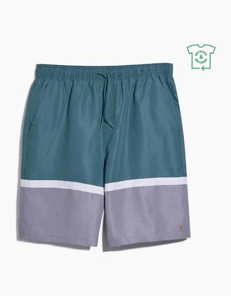 Farah Mens Murphy Regular Fit Swim Short - Blue - Size: 2X large