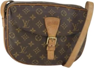 Louis Vuitton Pre-owned Vintage Canvas Crossbody Tas - Dames - Vintage Schoudertas - Bruin - ONE Size - Vintage