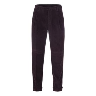 Lubiam Uomo, Pantaloni, Viola, S, new