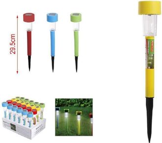 Trade Shop Trade Shop Traesio - Trade Shop - Set 12 Pz Lampada Solare Led 29,5 Cm A Picchetto Luci Giardino Colorate 2002982