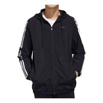 adidas neo Sports Loose Hooded Jacket Black FP7394