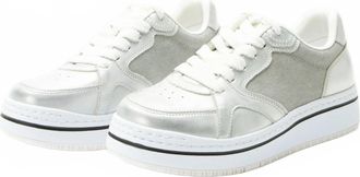 Alegria Womens Alyster Sneakers In Shimmer Silver