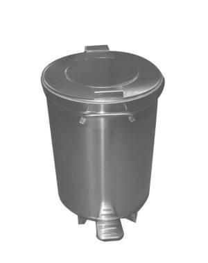 OEM Pattumiera Inox Lt. 50 Bes1319 3595