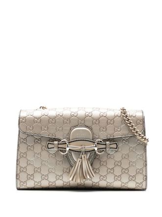 Gucci 2016-2025 Medium Guccissima Emily shoulder bag - Gold