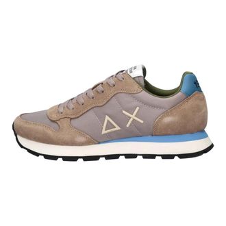 Sun 68 Sneakers, male, Brown, Size: 10 US Low Top Sneakers