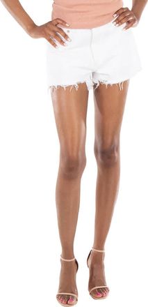 A Gold E Agolde Ladies Parker Dough Cut Off Denim Shorts