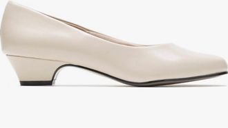 Hush Puppies Womens Angel 2 Pump Heels In Bone