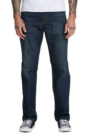 Rvca Weekend Dayshift Straight Leg Jeans in Vintage Blue at Nordstrom, Size 38