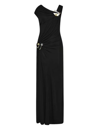 CHRISTOPHER ESBER Veer spiral draped maxi dress - women - Viscose - 14 - Black