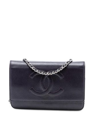 Chanel Borsa a tracolla CC con catena 2012-2013 - Viola
