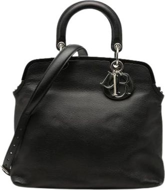 Dior Pre-owned Handbags, female, Black, Size: ONE SIZE Pre-owned Satchel