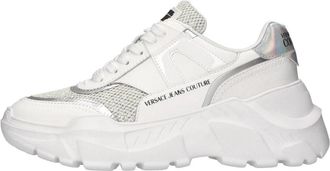 Versace Jeans Couture 78Va 3Sc 4 Sneakers - Dames - Sneakers - Wit - 39 EU - Leer - Schoenen