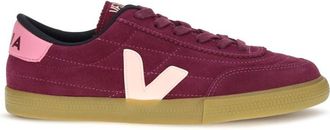 Veja Dark Pink Logo Sneakers