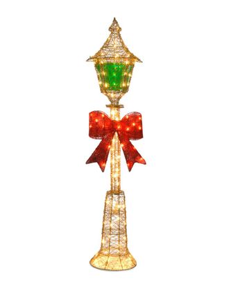 National Tree Company 60in Gold Wire Lamp Post