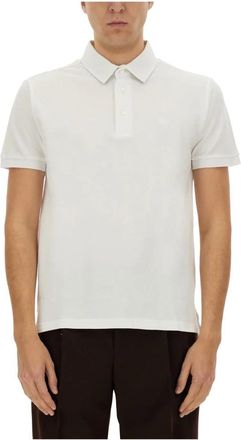 Etro Polo Roma Printed - Heren - Polos - Wit - XL - Tops