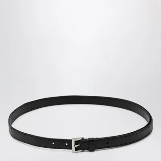 Prada Cintura in pelle nera