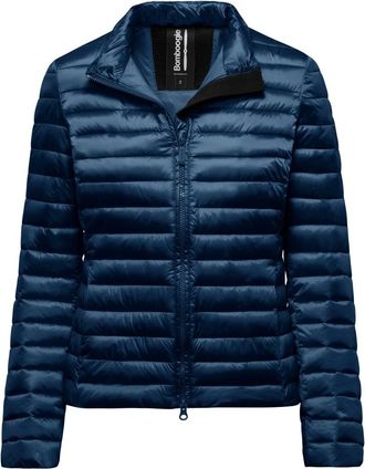 Bomboogie Helder nylon jack met synthetische vulling - Dames - Jassen - Blauw - Maat: XS Nylon