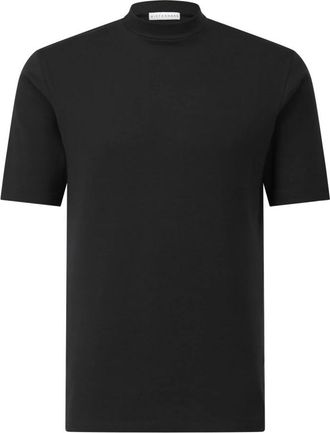 Kiefermann Klassiek Katoenen T-shirt - Heren - T-shirts - Zwart - S - Katoen - Tops