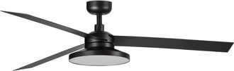 Faro Barcelona Cruiser Tak L Ventilatore Nero 4000k