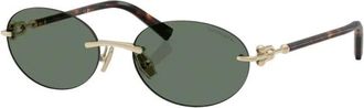 Tiffany & Co. Tf 3104D Zonnebril - unisex - Zonnebrillen - Geel - 56 MM - Accessoires
