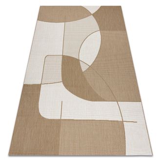 RugsX RugsX Flat Rug in Beige | Size: 200 cm x 290 cm