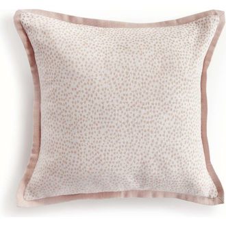 Napa Home & Garden Britt Square Indoor-Outdoor Pillow 20 in Pink at Nordstrom, Size 20X20