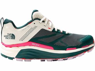 The North Face Womens Vectiv Enduris Futurelight Trail Running Shoes In Ponderosa Green/gardenia White
