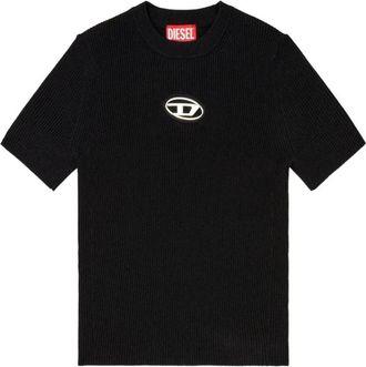 Diesel M-Valari T-Shirt - Dames - T-shirts - Zwart - XS - Katoen - Tops