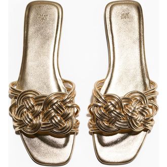 H&M Sandals in Gold-Colored at Nordstrom, Size 10