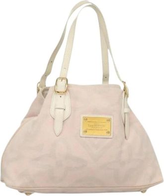 Louis Vuitton Pre-owned Shoulder Bags, female, Pink, Size: ONE SIZE Pre-owned Canvas Shoulder Bag