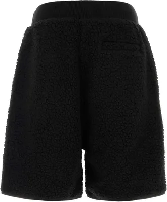 Entire studios Unisex Black Teddy Bermuda Shorts