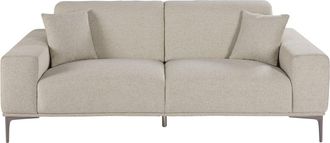 Maisons du monde Sof&aacute; de 2/3 plazas gris claro mezclilla