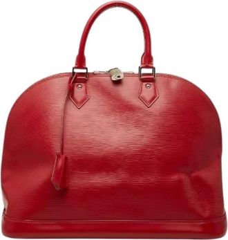 Louis Vuitton Pre-owned Alma GM Epi Handbag - Dames - Vintage Handtas - Rood - ONE Size - Leer - Vintage