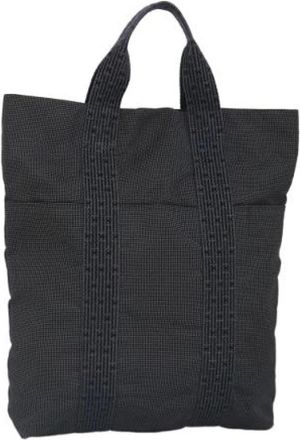 Herm&egrave;s Pre-owned Tote Bags, female, Gray, Size: ONE SIZE Pre-owned Fourre-tout herline