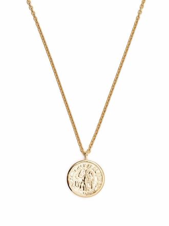 Tom Wood angel coin pendant necklace - unisex - Sterling Silver - OS - Gold