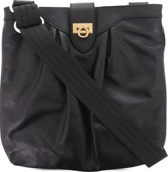 Ferragamo Pre-owned Ferragamo Leather Gancini Crossbody Unisex 3CL2IXCKW7O1Y06L