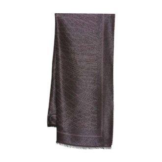 Elisabetta Franchi Scarves, female, Brown, Size: ONE SIZE Foulard con lurex