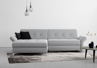 Inosign Ecksofa »Maredo L-Form« Federkern, wahlweise auch mit Kopfteil- und Armlehnverstellung