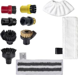 OEM Accesorios Universales Para Limpiadores A Vapor: 10 Cepillos Y Pa&ntilde;os De Microfibra De Alta Calidad Compatibles Con Sc1 A Sc5 - Ulisem