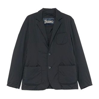 Herno Blazers, male, Blue, Size: M Giubbino
