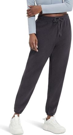 UGG Cassady Micro Uggfluff Jogger Womens Navy Elastic Waist Pants ERK23