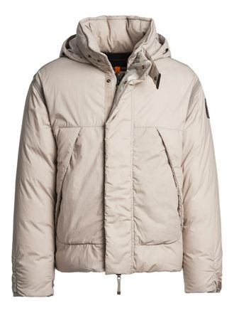 Parajumpers hooded padded jacket - men - Polyamide/Cotton/Duck Down/Duck Feathers - S - Neutrals